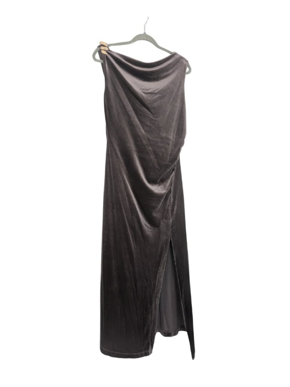 Taylor Velvet Midi Dress | Draped One-Shoulder & V-Neck Styles | Formal / Cockta